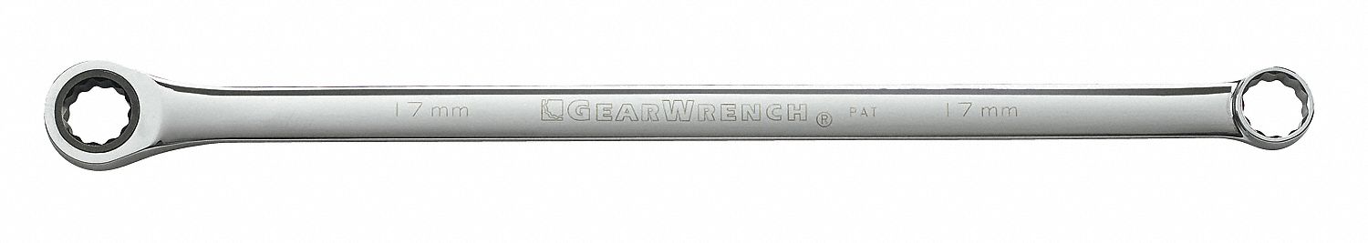Ratcheting Box Wrench, 22mm, Double End