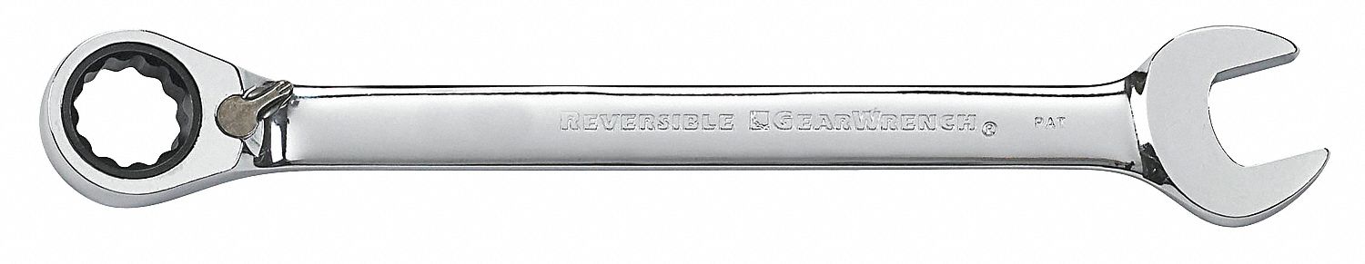 Ratcheting Combination Wrench, 7/16 in.
