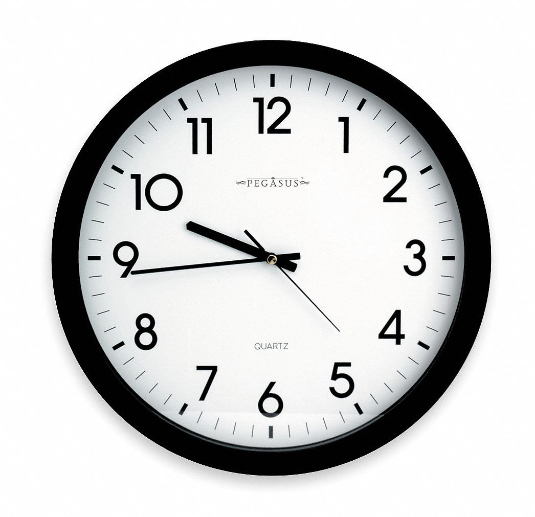 Clock, Quartz, Round