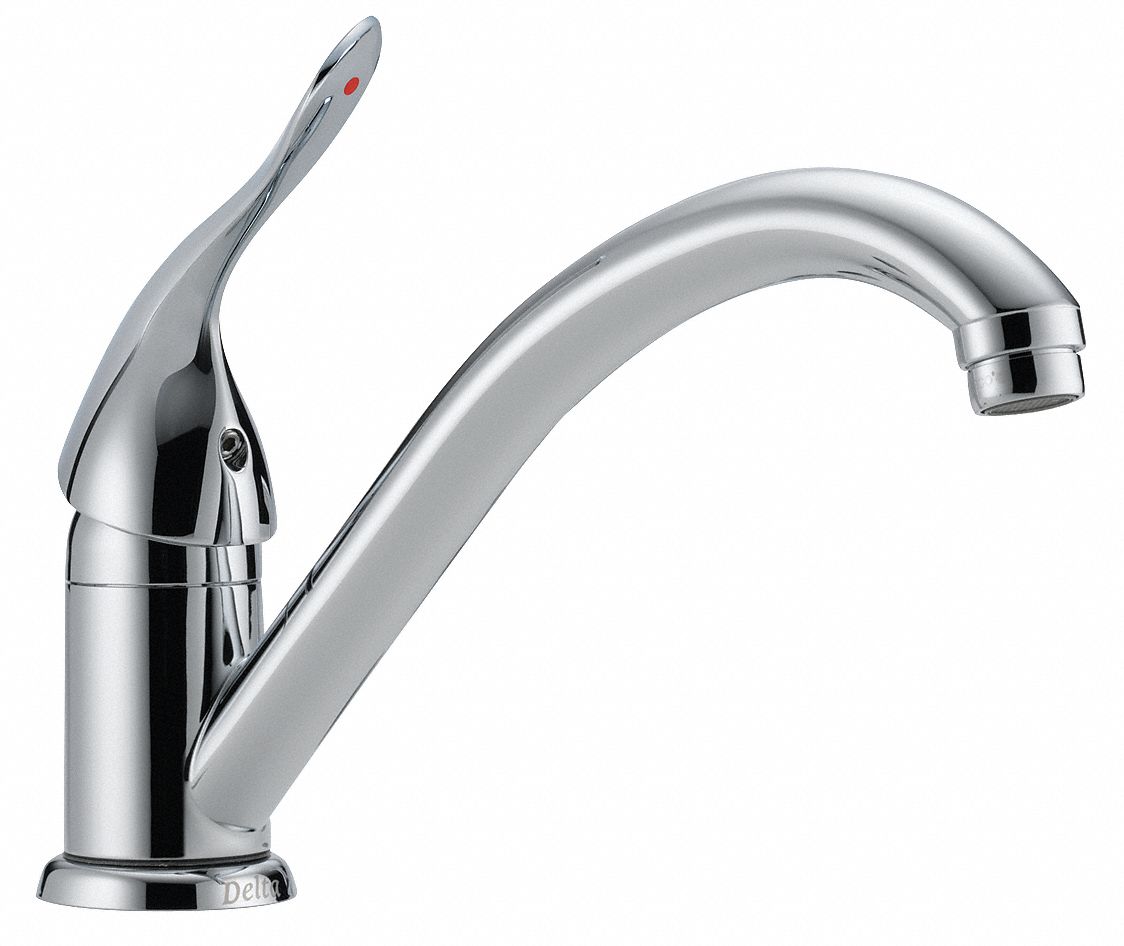 Kitchen Faucet, Single Lever, Chrome