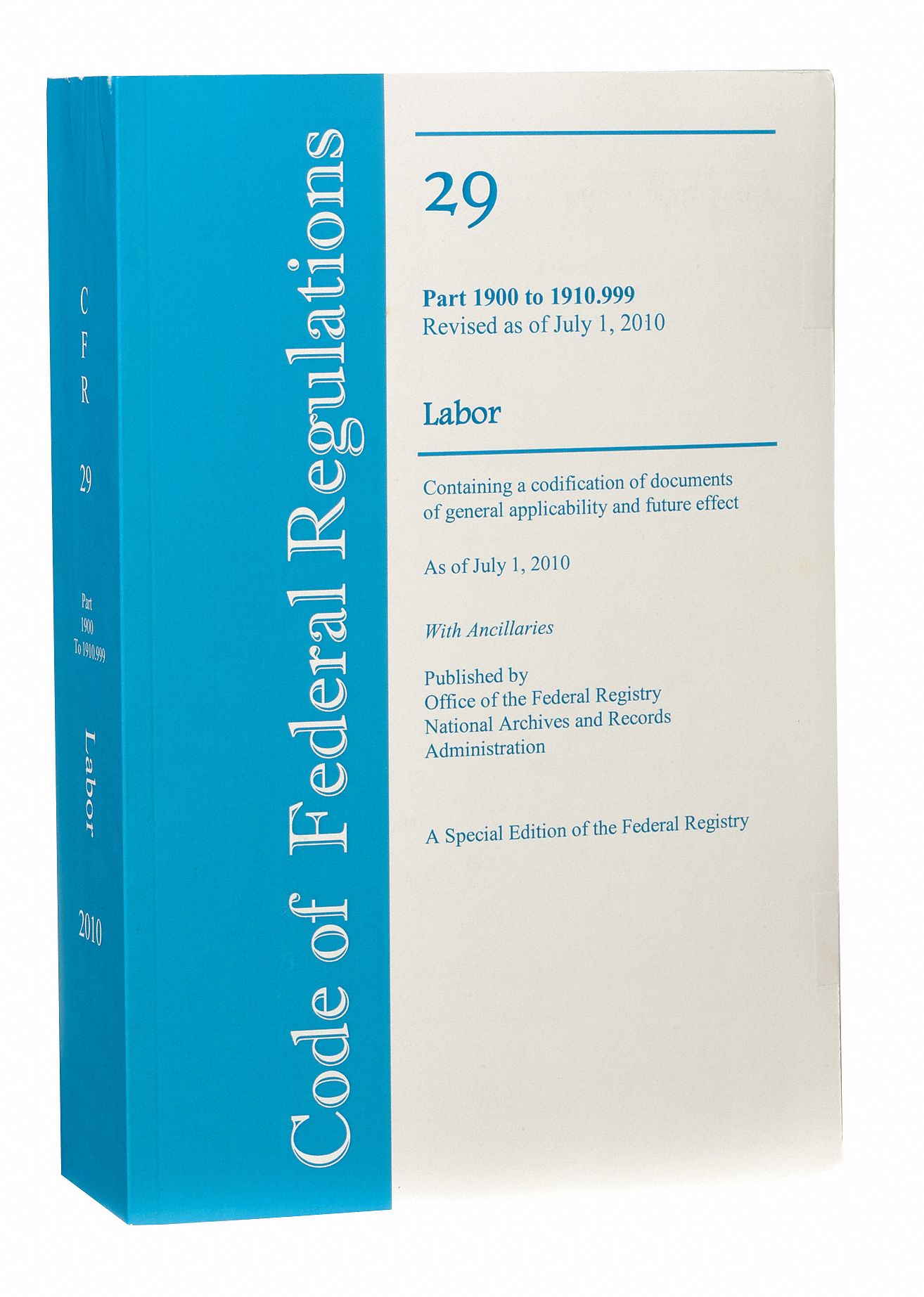 Book, 29 CFR Parts 1900-1910