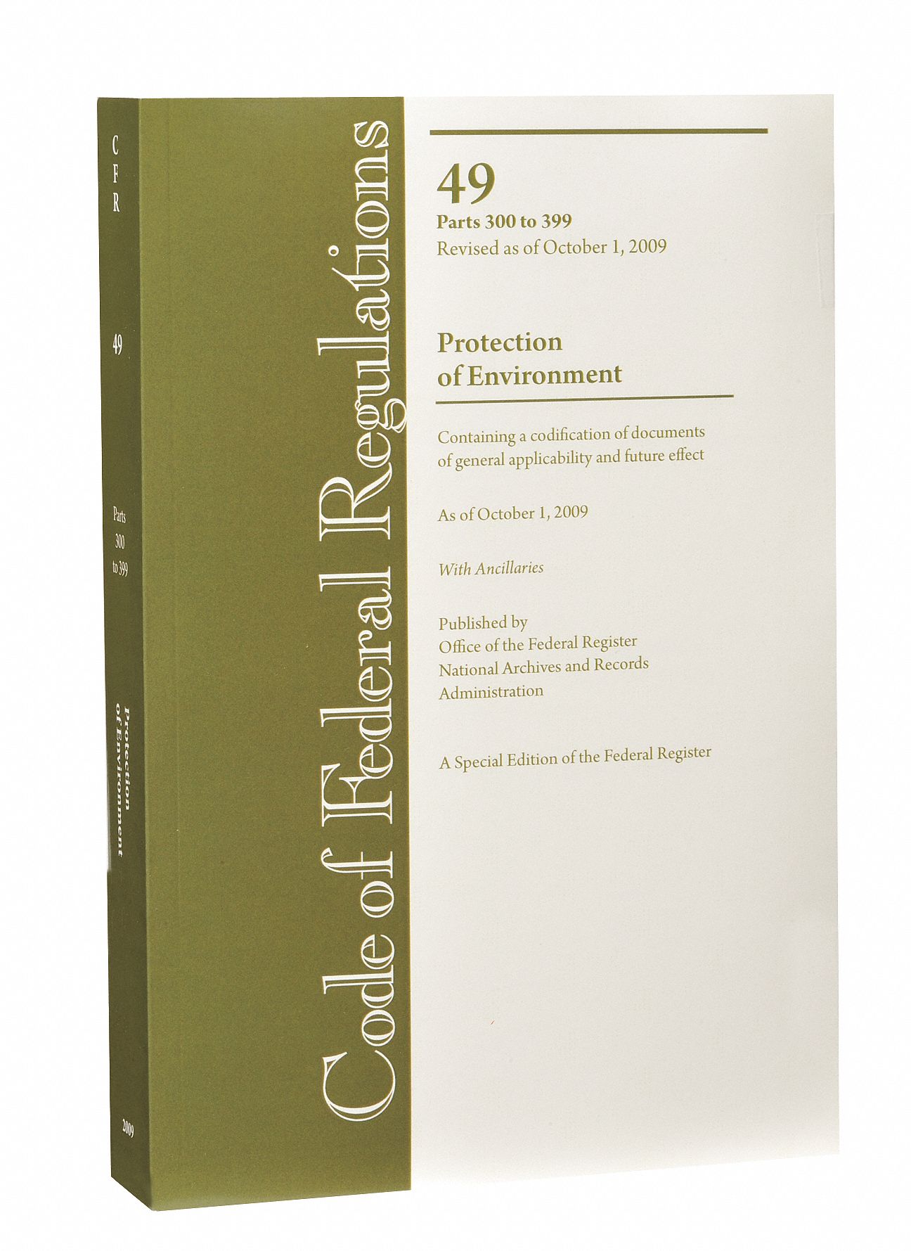 Book, 49 CFR Parts 178-199