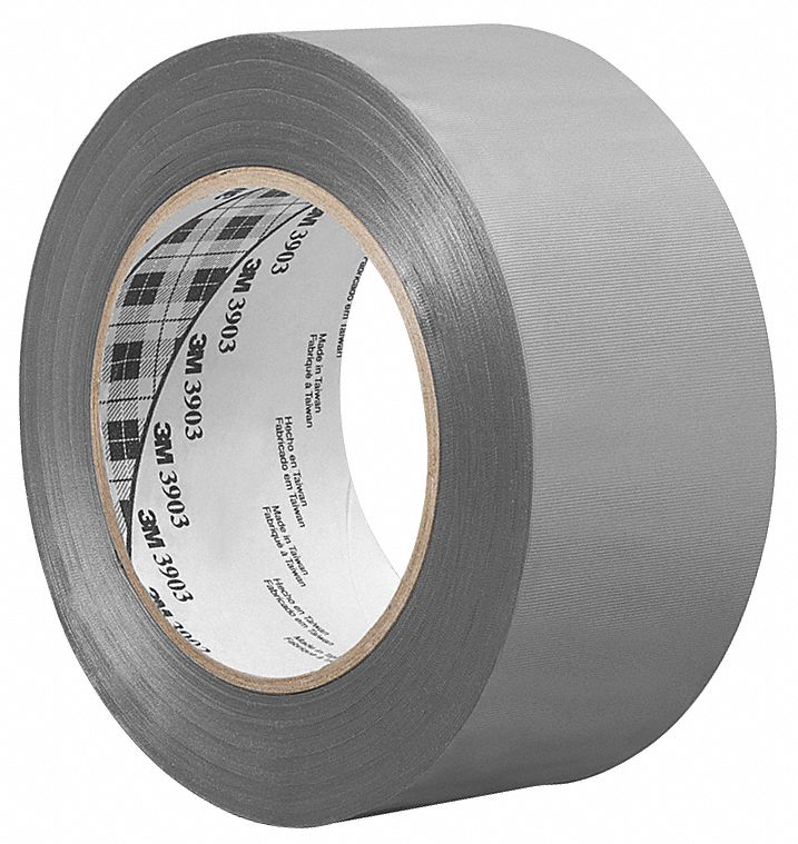 Duct Tape, 1 x 50 yd, 6.3 mil, Gray, Vinyl