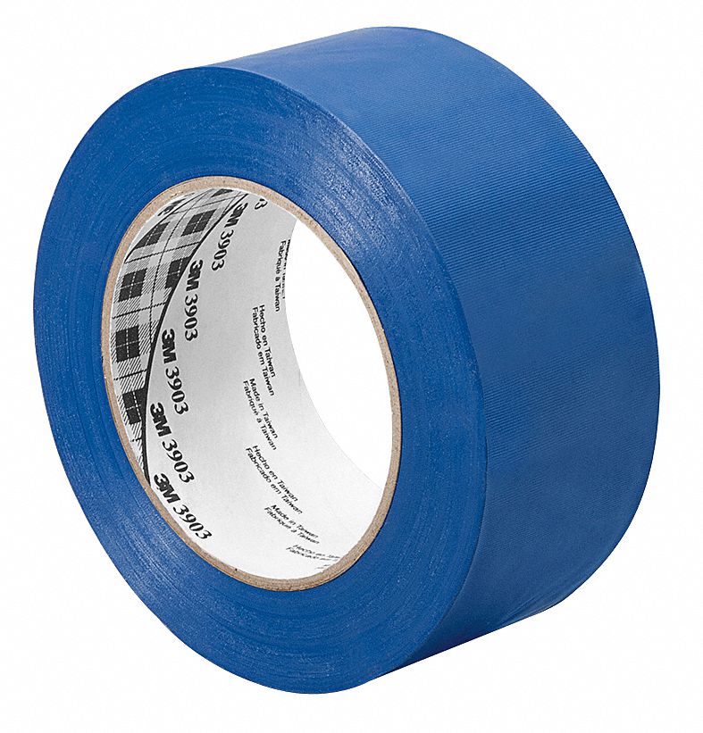 Duct Tape, 1 x 50 yd, 6.3 mil, Blue, Vinyl