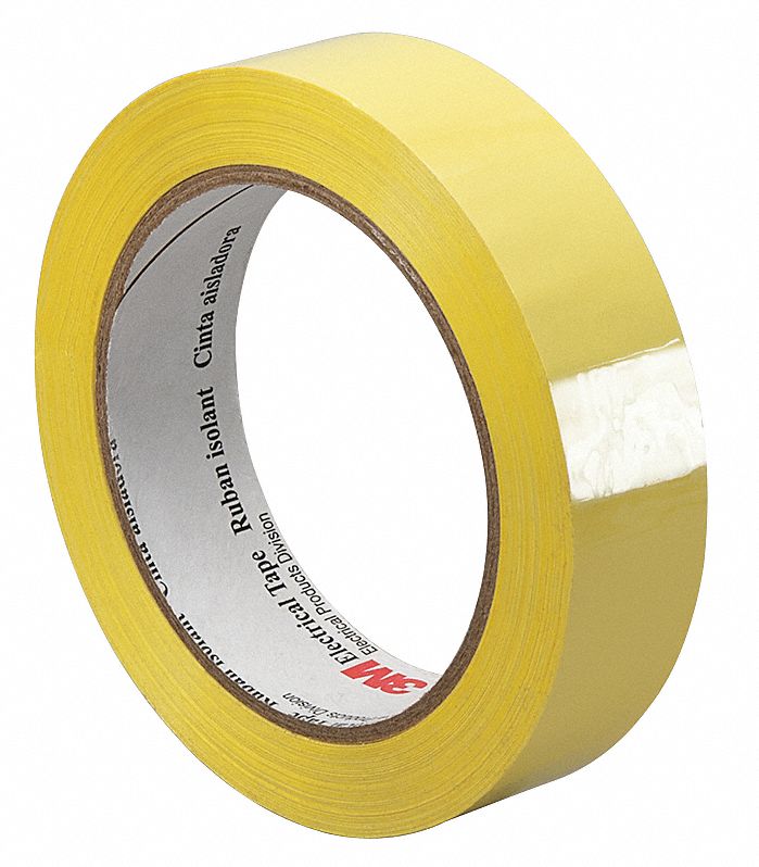 Electrical Tape, 3/4 x 72 yd, 1 mil, Yellow
