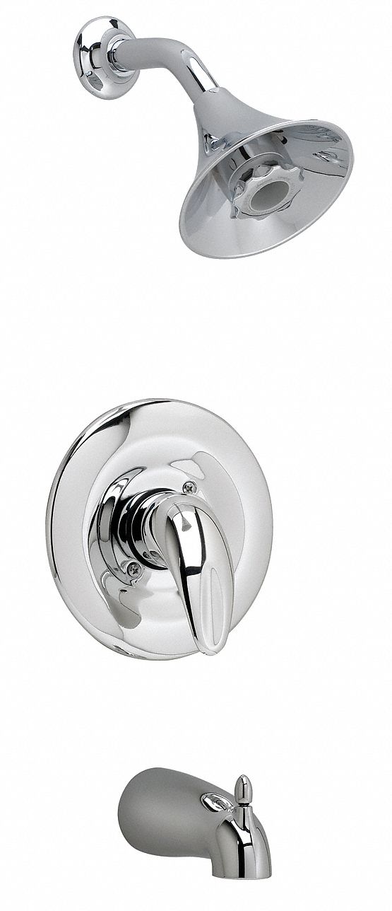 Bath/Shower Trim Kit, Chrome, 1.5 GPM