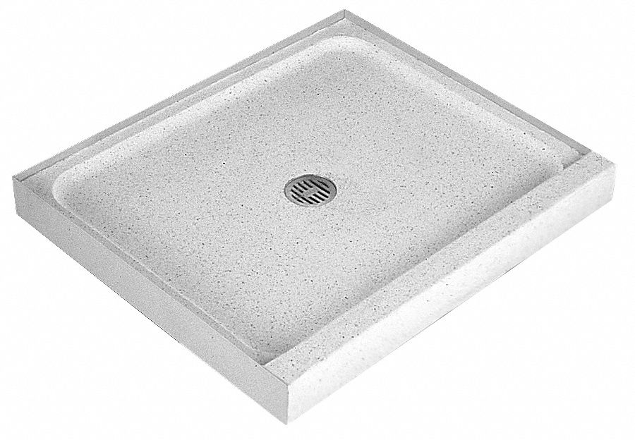 Shower Floor, Single Threshold, 60x30 In