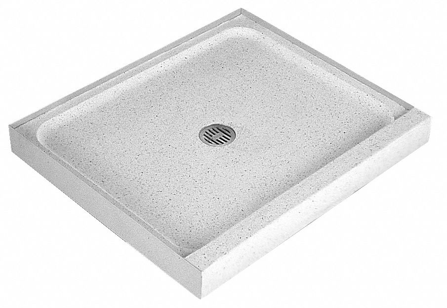 Shower Floor, Single Threshold, 60x32 In