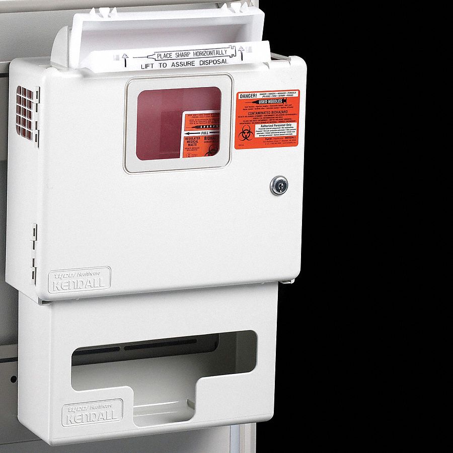 Sharps Container, 1-1/4 Gal., Mailbox Lid
