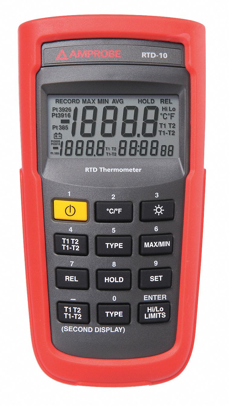 RTD Thrmetr, -328to1472F, -328to1166F