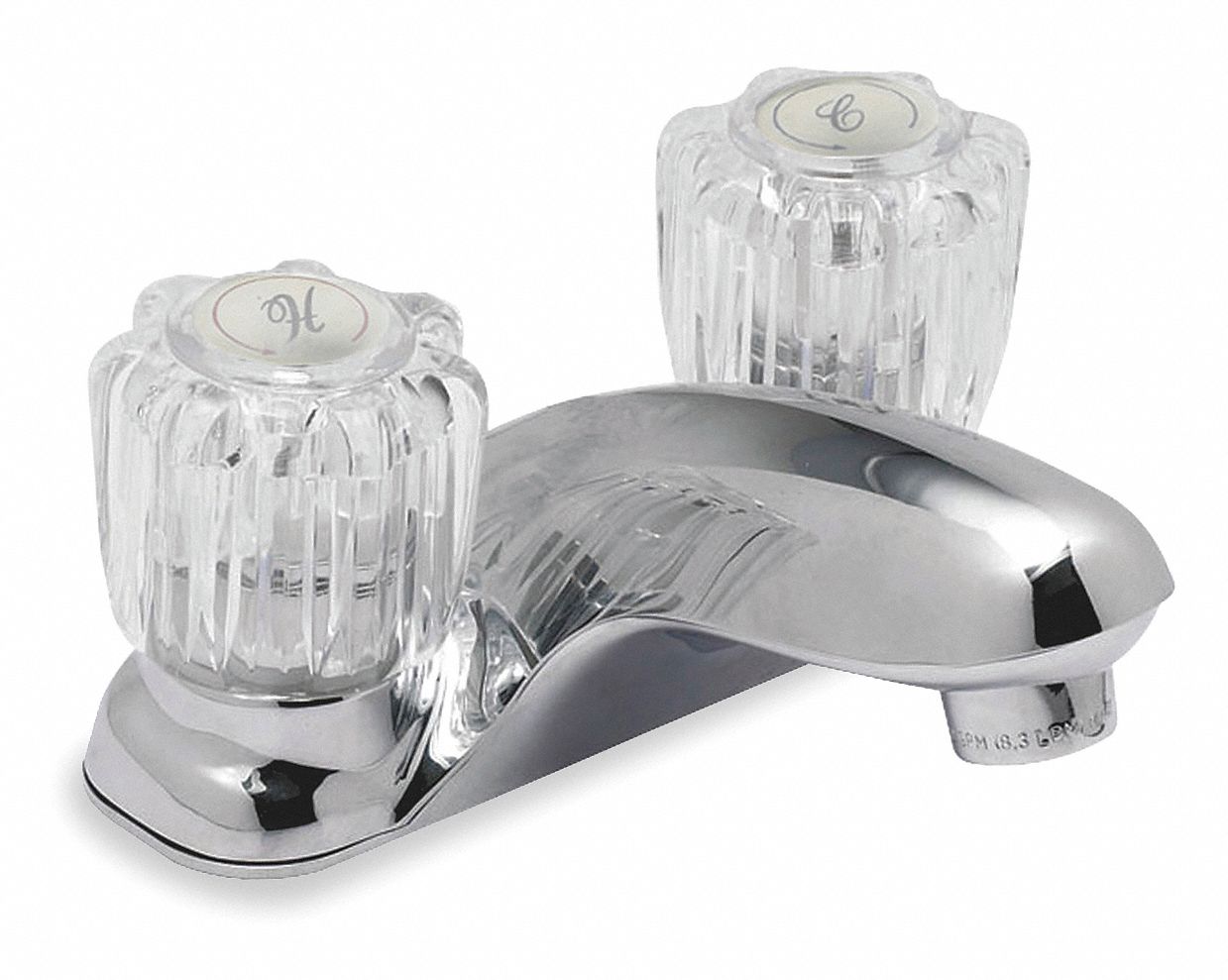 Lavatory Faucet, Two Handle, Chrome