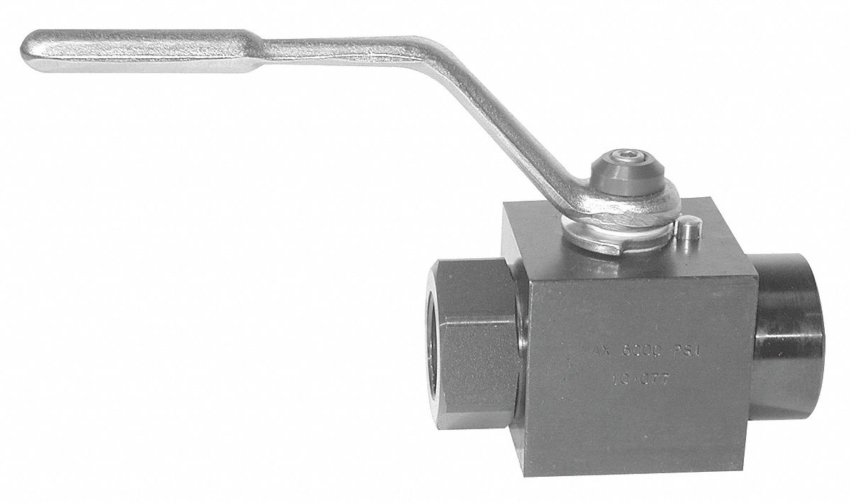 Hydraulic Valve, Ball, 1In NPT