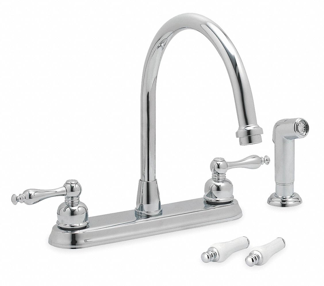 Kitchen Faucet, Two Handle, Chrome