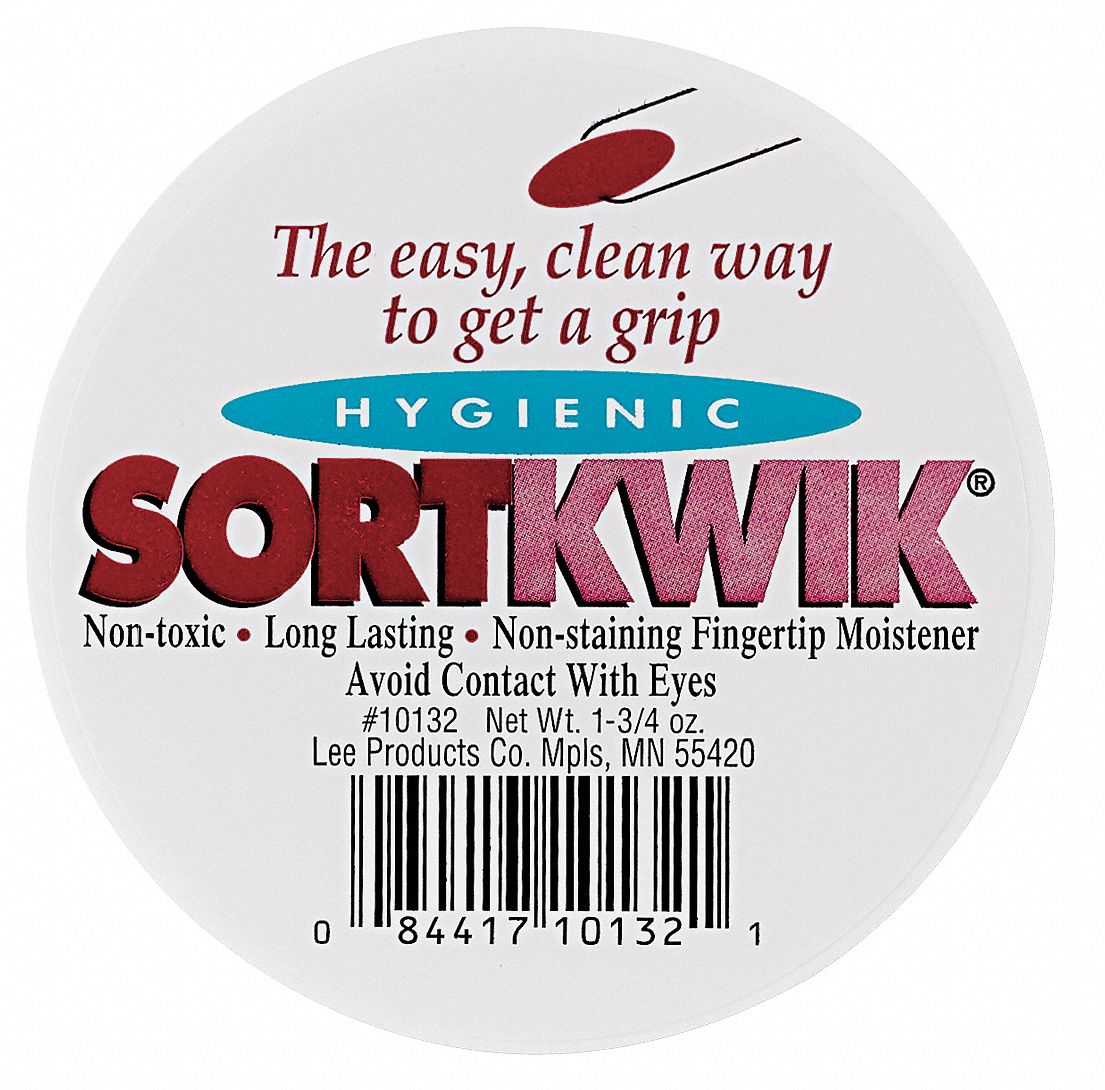 Fingertip Moisteners, 1-3/4 oz, Pink, PK 2