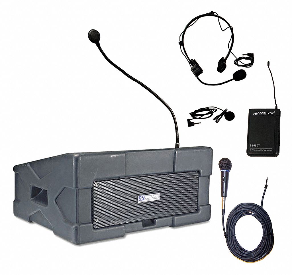 Podium PA System with Wireless Sound