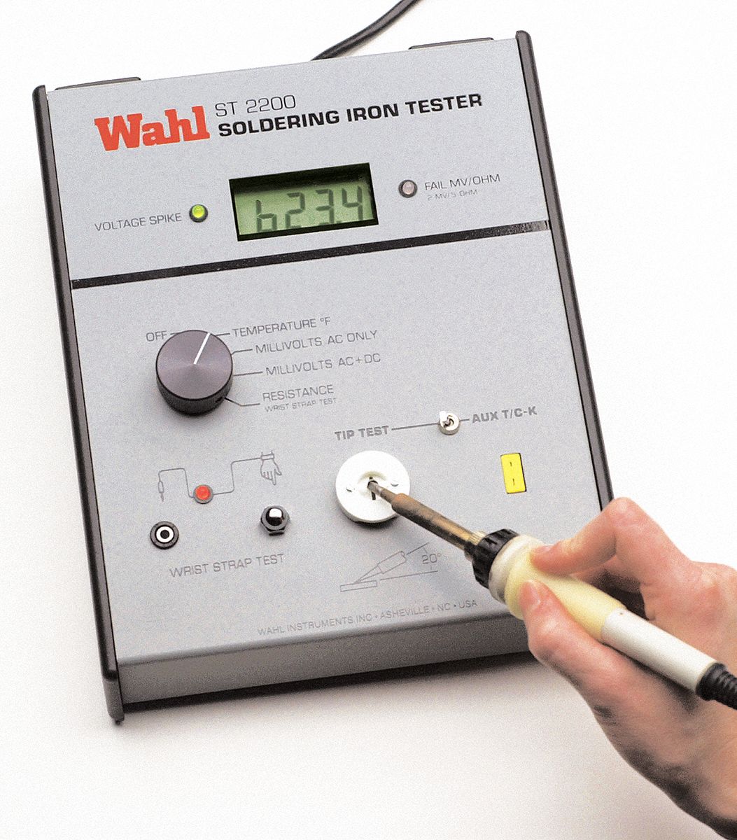 Soldering Iron Tester, Degree F, 110V