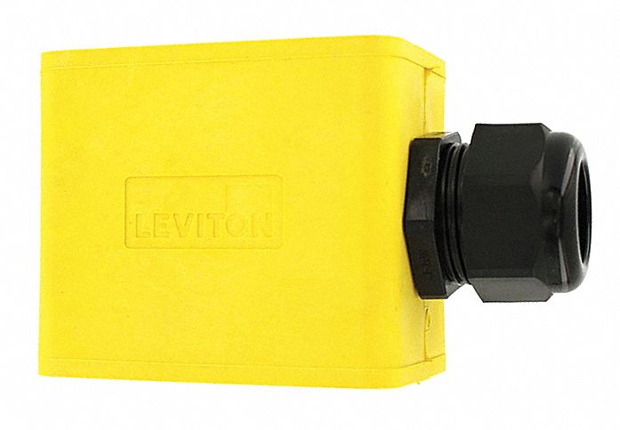 Portable Outlet Box, Pendant, 1 Gang, Yw