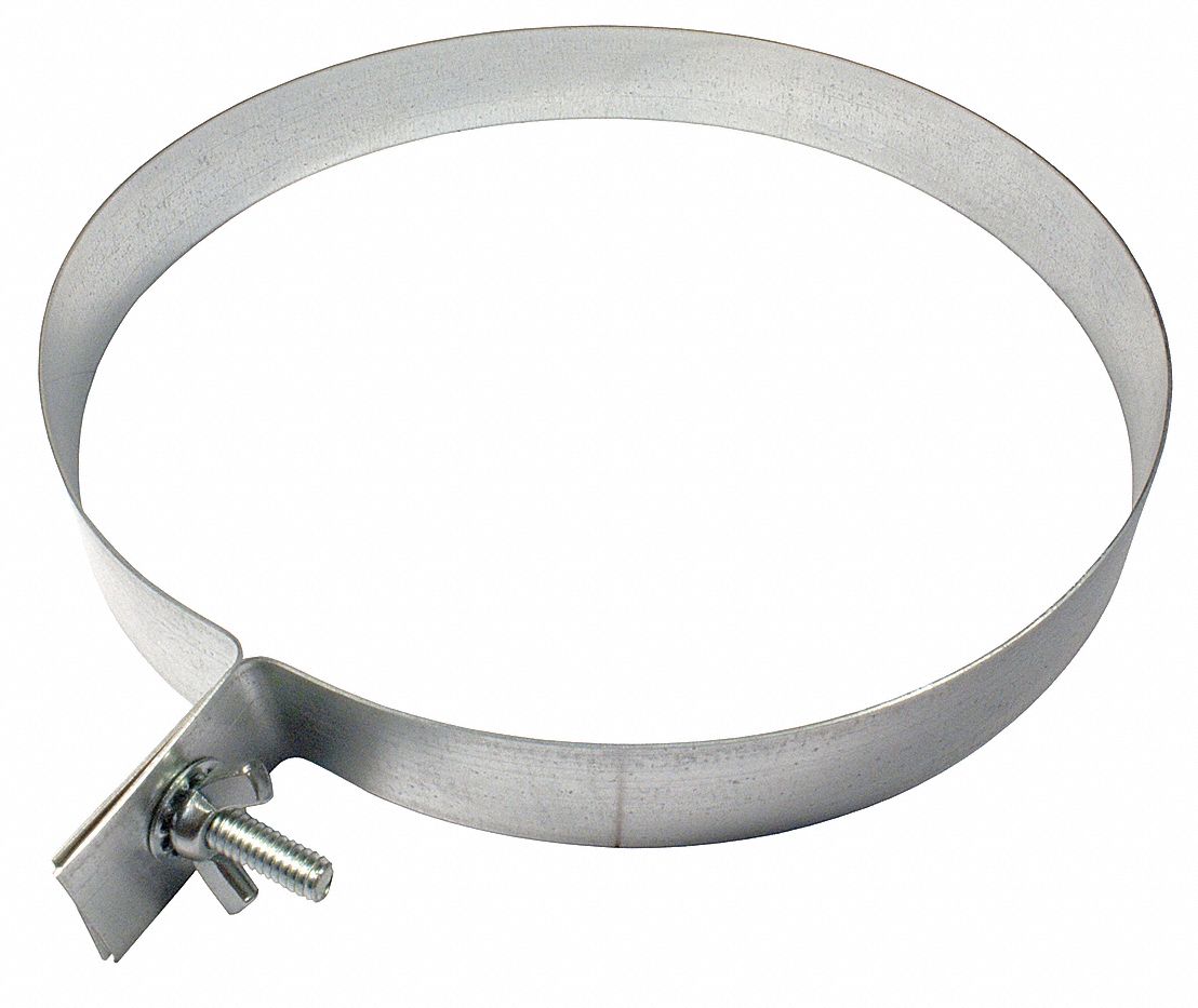 Duct Hanger, Round, 6 In, 20 Gauge Steel