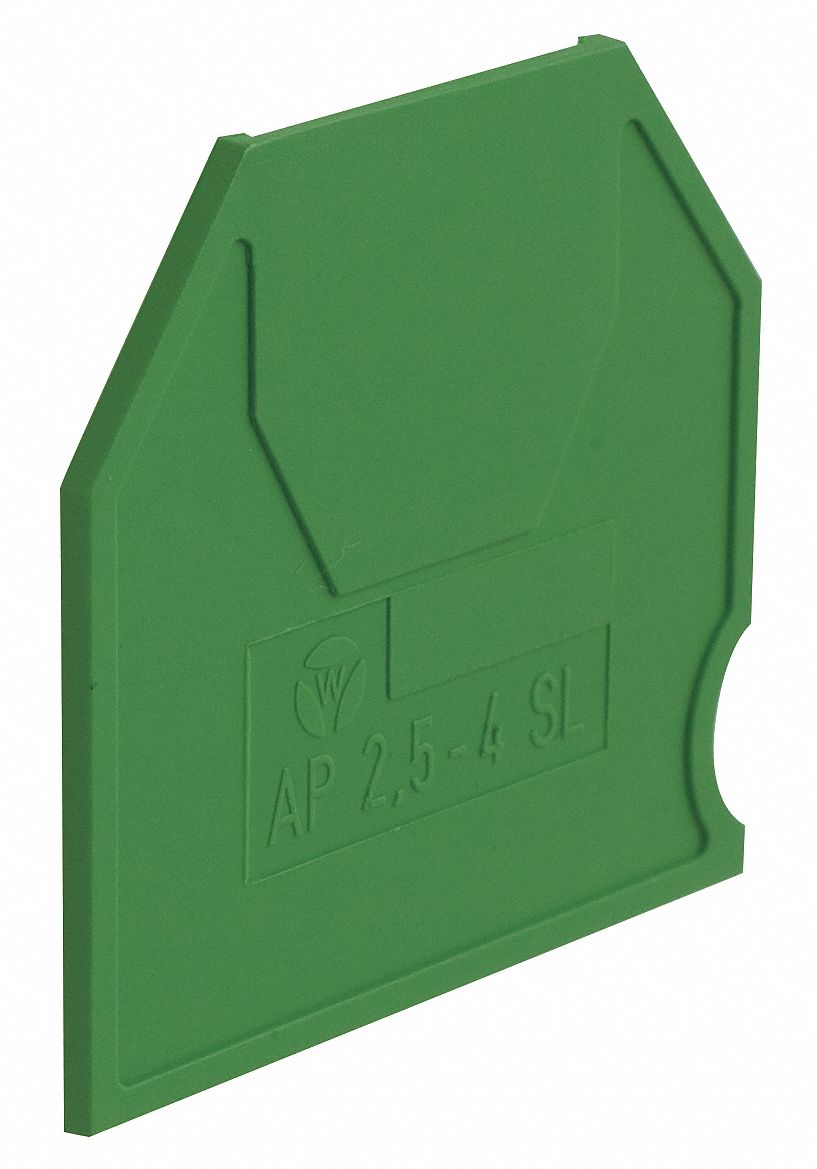 Grounding Block End Barrier, Nylon
