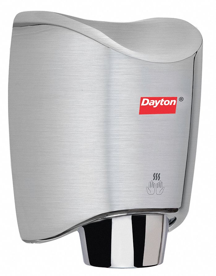 Hand Dryer, Brushed, Stainless Steel
