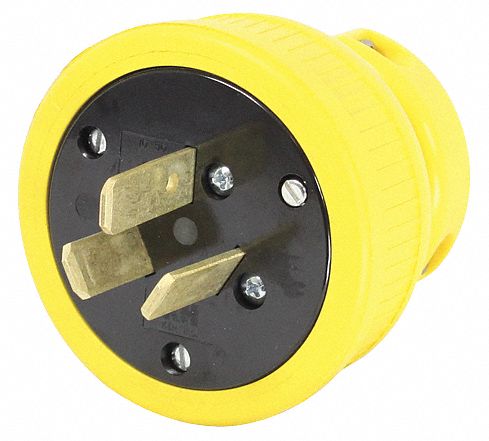 Plug, 10-50P, 125/250V, 3 Wire, Flip Seal