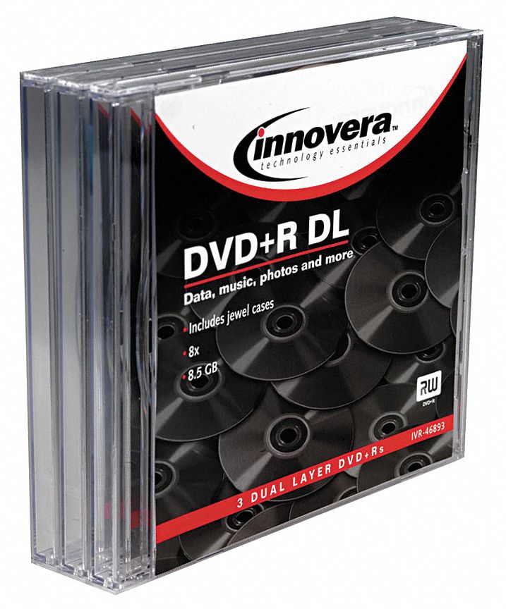 DVD+R, 8.5GB, PK3