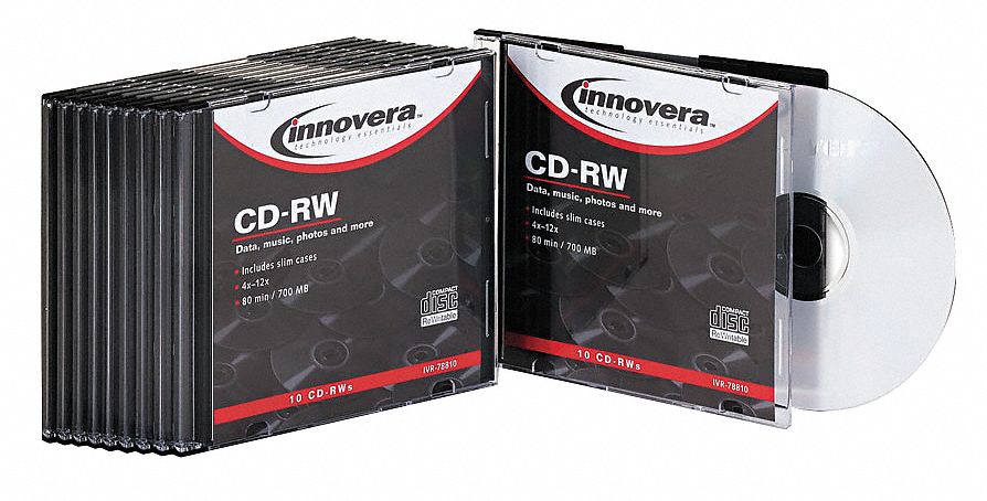 CD+RW, 700MB, PK10