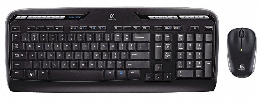 Keyboard/Mouse Set, Wireless, Optical