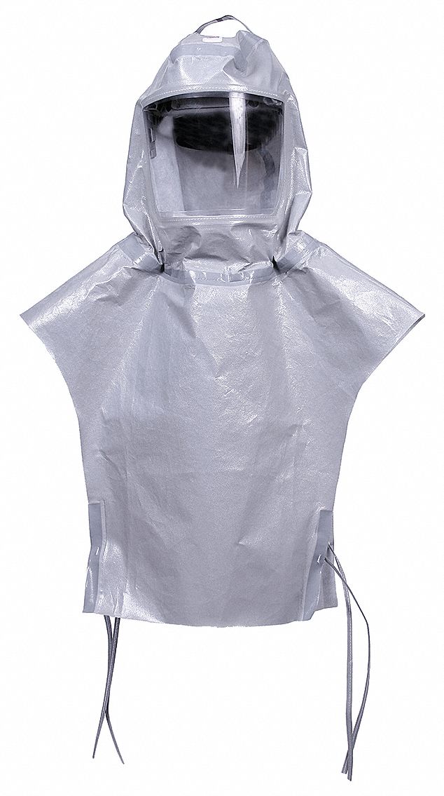 Versaflo(TM)  Replacement Hood, Gray, PK 5