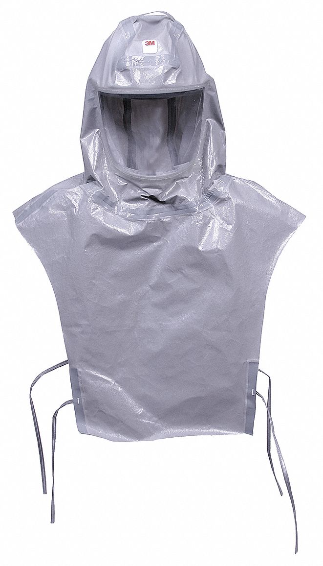 Versaflo(TM)  Replacement Hood, Gray, PK 5