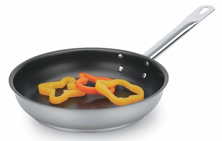 Stainless Steel Fry Pan, 8 In. Dia.