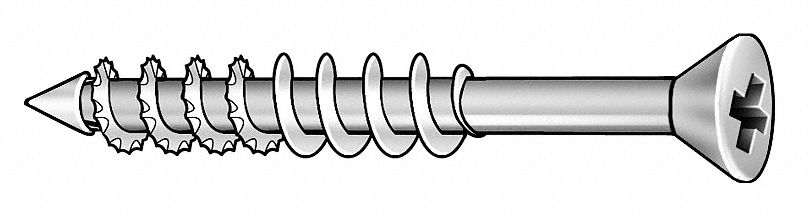 Mdf Screw, #8, Zinc, T-Star, PK 70