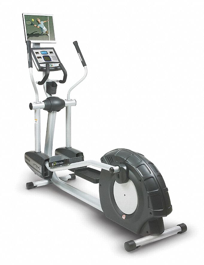 Commercial Elliptical, 25 Levels, w/ TV