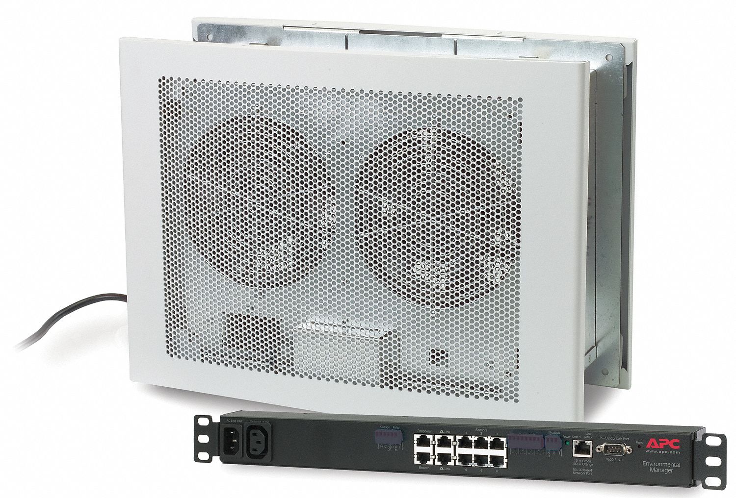 Axial Fan, 100 to 230VAC, 14-1/2In H