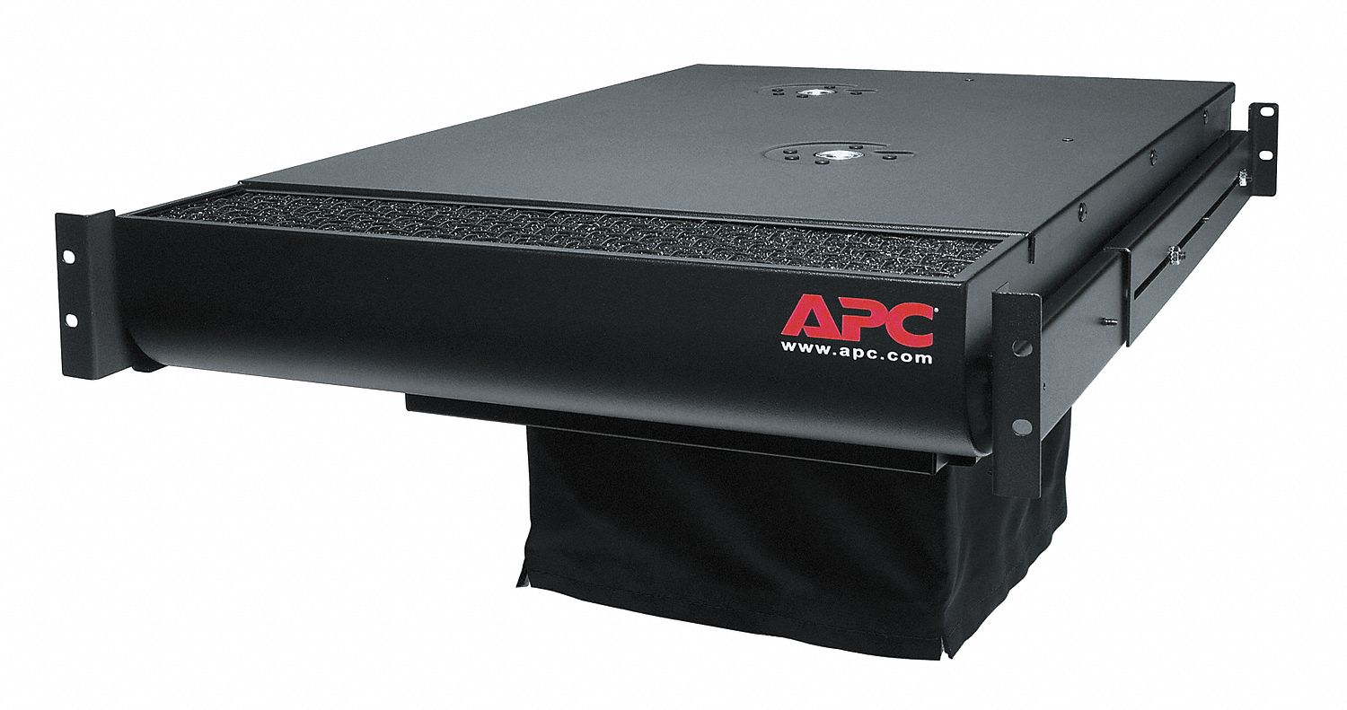 Axial Fan, 208/230VAC, 3-1/2In H, 16-3/5InW