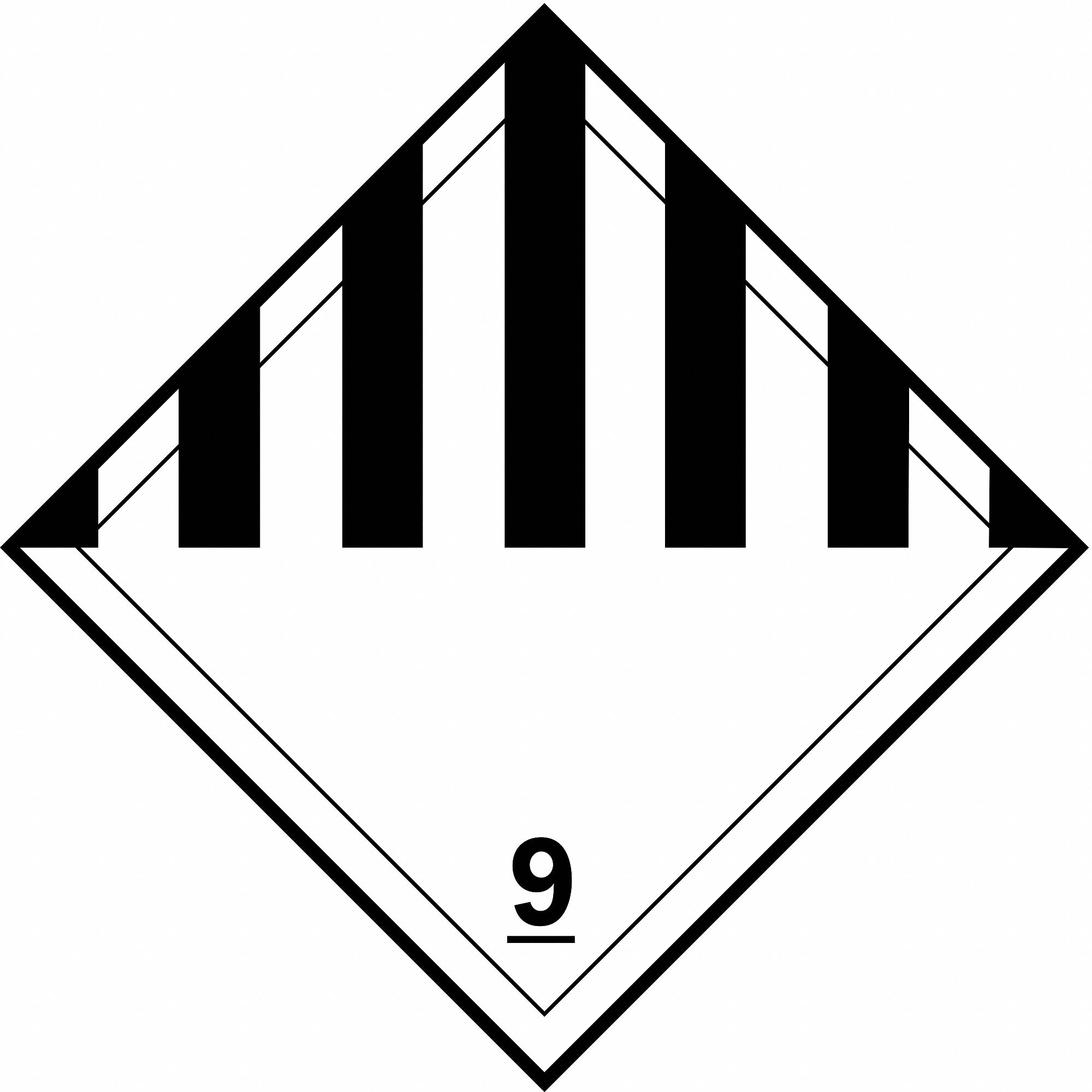 Shipping Labels, 4 In. H, Black/White
