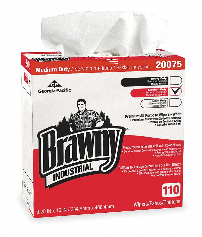 Dspsbl Wipes, 9-1/4 In x 16-5/16 In, PK 10
