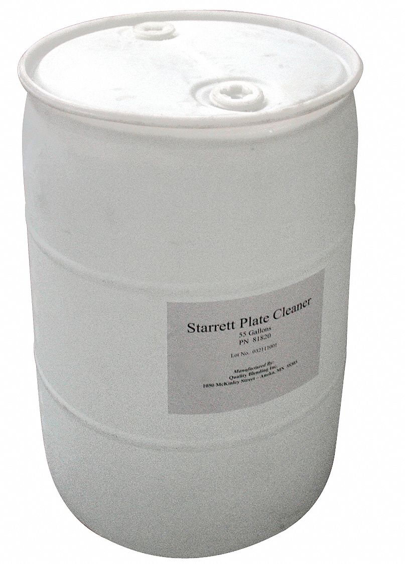 Surface Plate Cleaner, Size 55 gal., Drum