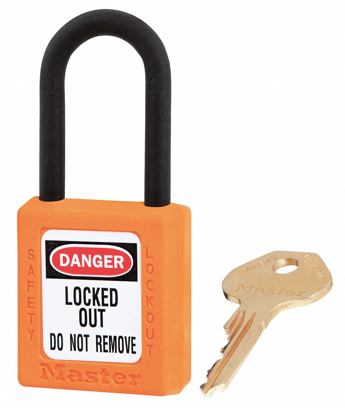 Lockout Padlock, KA, Orange, 1/4In., PK12