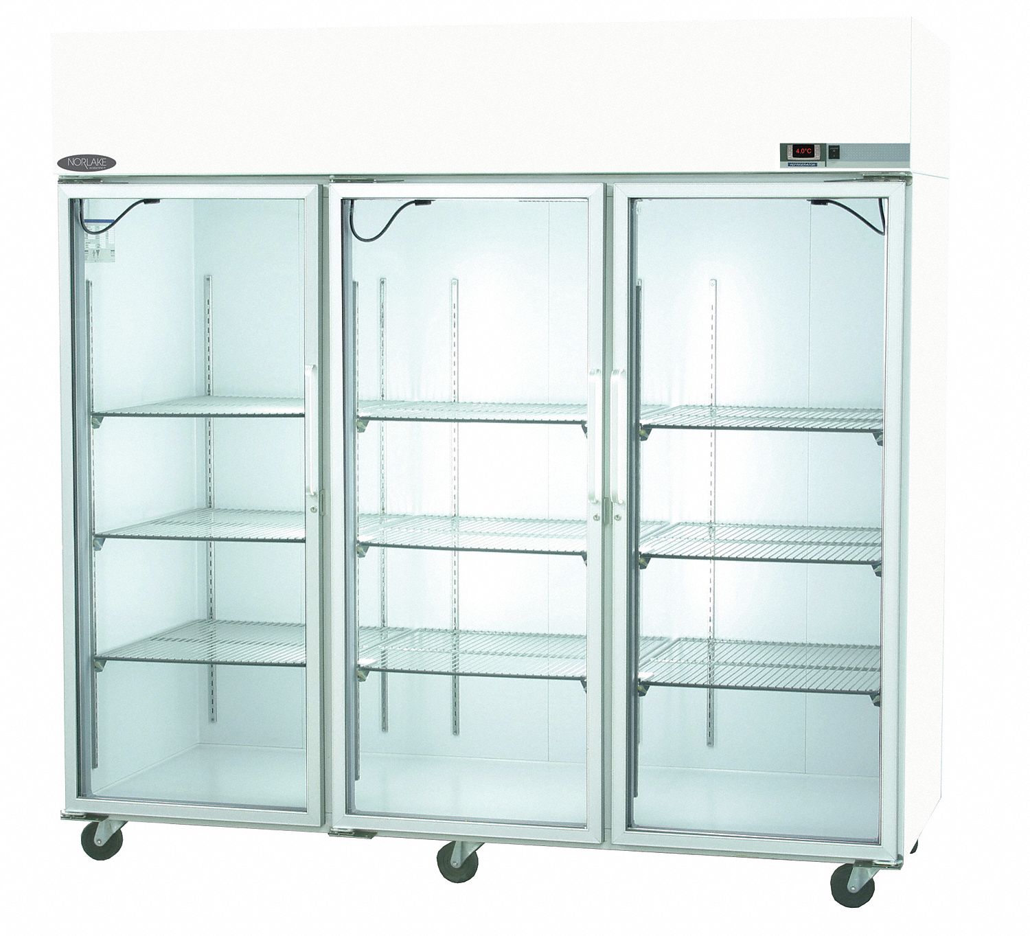 Refrigerator, Pass Thru, 85 CF, Glass Door