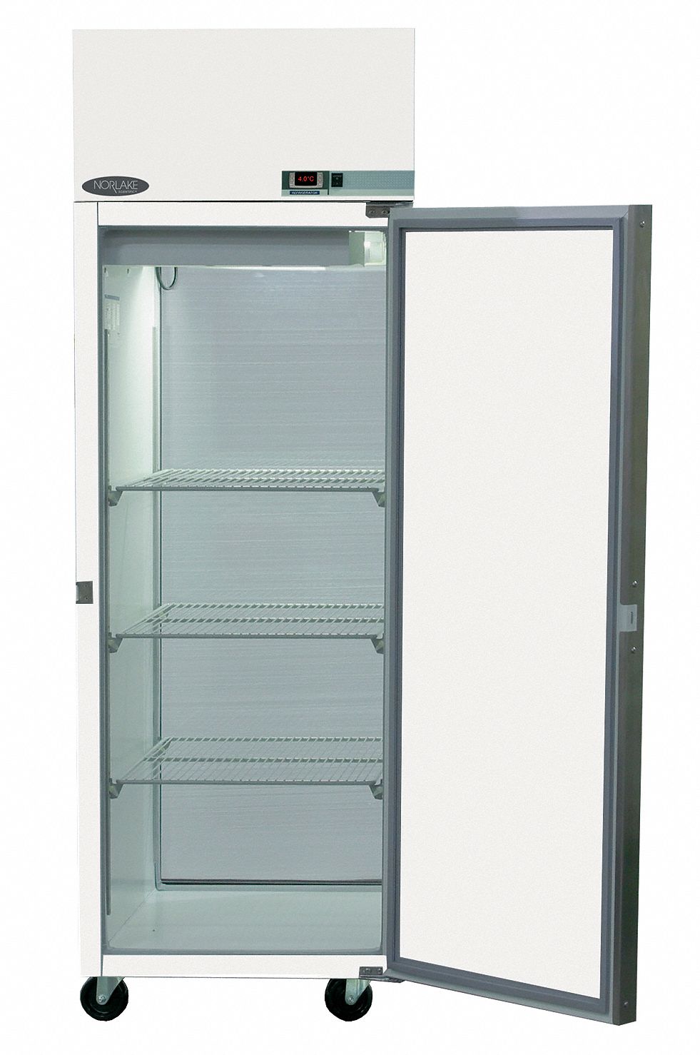 Refrigerator, Pass Thru, 25 CF, Solid Door