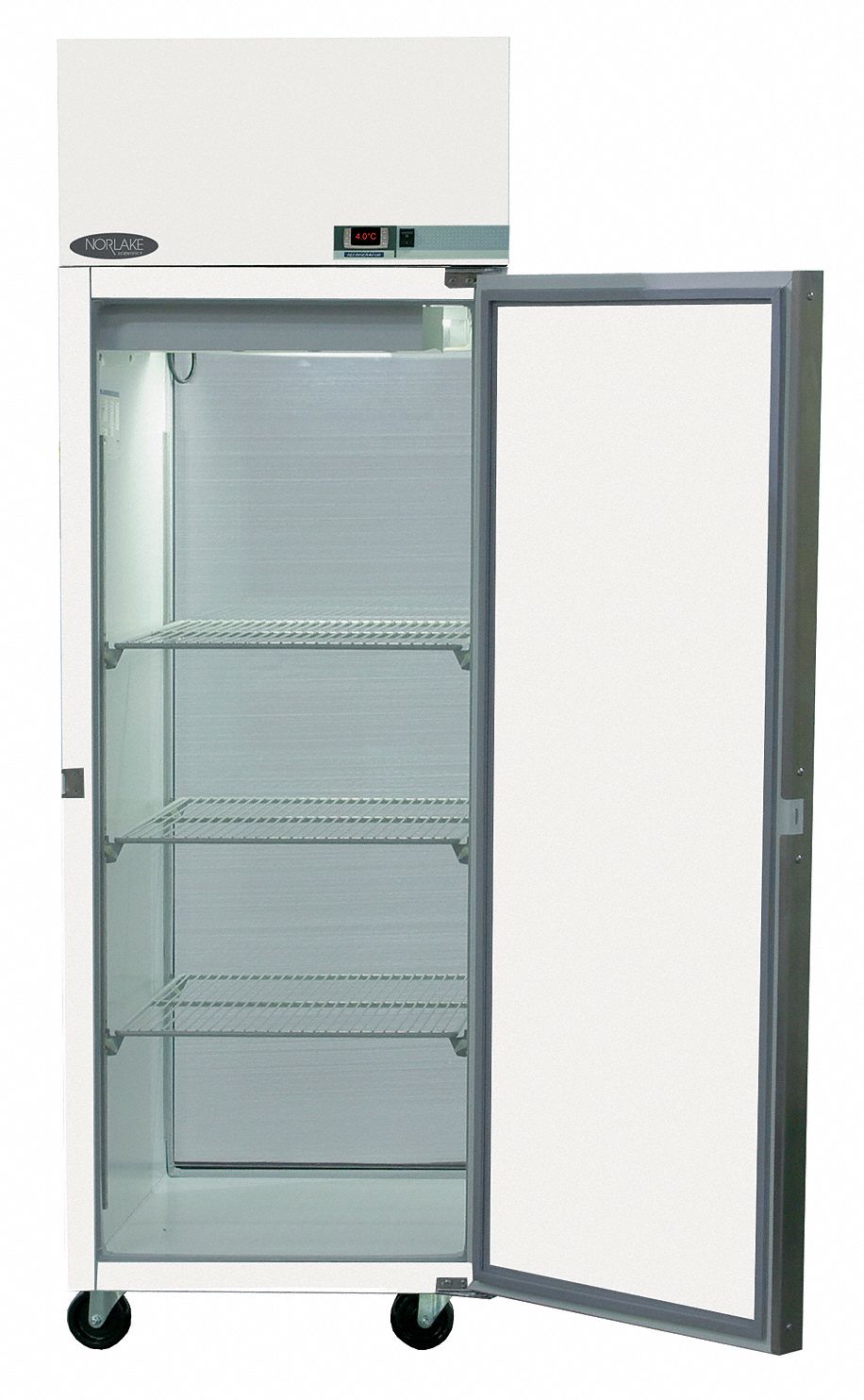 Refrigerator, Pass Thru, 25 CF, Solid Door