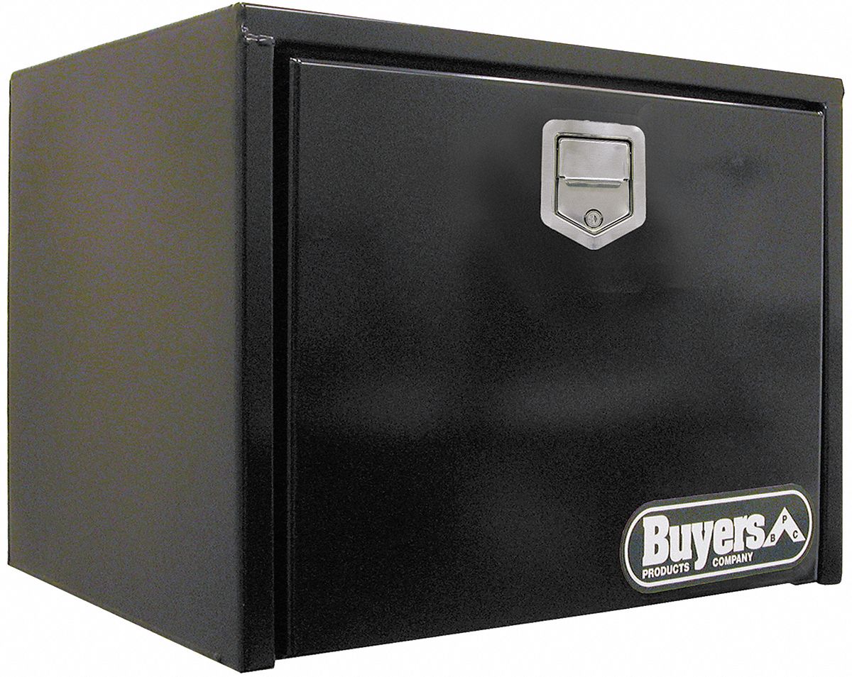 Underbody Truck Box, 24Wx18 Dx18 In H, Blk