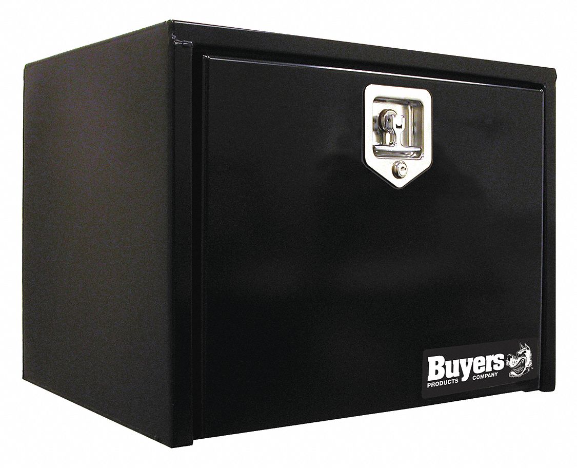 Underbody Truck Box, 24Wx24 Dx24 In H, Blk