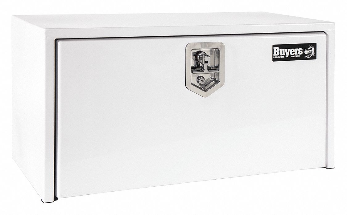 Underbody Truck Box, 36Wx18 Dx18 In H, Wht