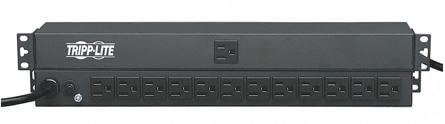 PDU, Basic, 1U, 120V, 15A, 13 Outlets