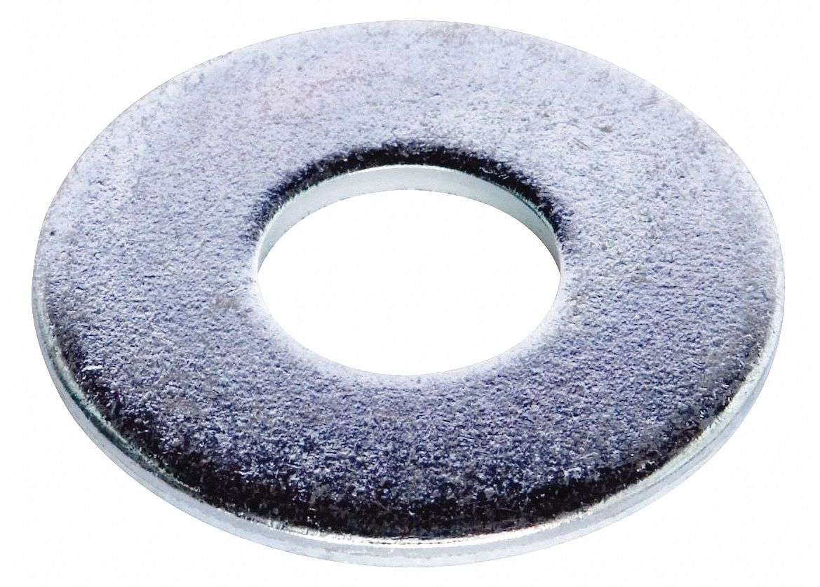 Flat Washer, USS, Fits 5/16 In, Pk 100