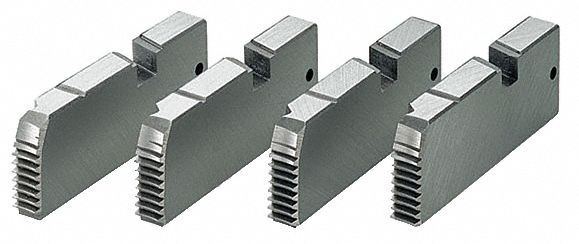 Pipe Die, RH, 2-1/2 to 4 In, For 4ETA1, Pk 4