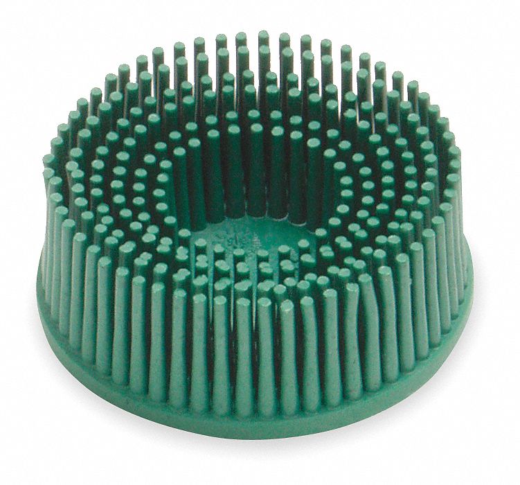 Bristle Disc, 1 In Dia, 5/8 In Trim, 50G