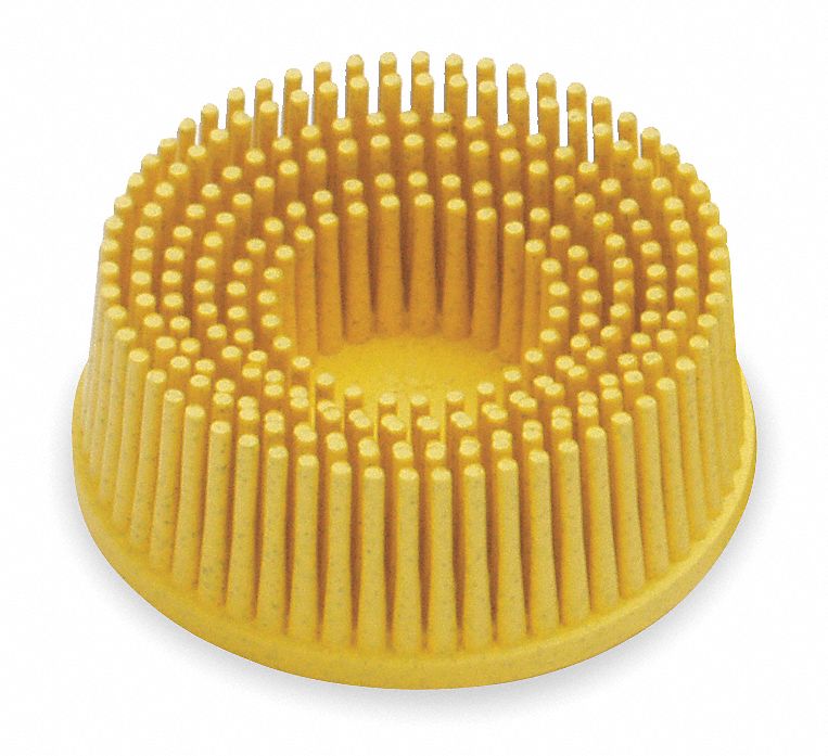 Tapered Bristle Disc, 2 In Dia, 80G